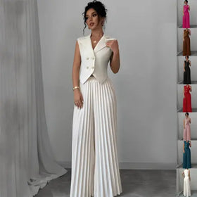 CityMuse ärmelloses Anzug-Set – Haute Edition 25 Mode- Modeweste